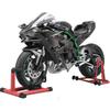 BICRKTOMXY 1:6 Scale H2 Alloy Dynamic Motorcycle Model, Simulated Motorbike with Ignition System & Smoke Spray, Light & Sound Effects, Collectible Gift for Adult Enthusiasts view 2