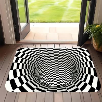 2025 Muti-Design 3D Hole Rug - Dog Gets Scared of 3D Carpet, Rug That Looks Like a Hole, Optical Illusion Rugs, Funny 3D Carpet to Prank, Test & Play with Your Dog or Cat (#10 50*80cm(19.68*31.49in))