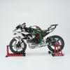 BICRKTOMXY 1:6 Scale H2 Alloy Dynamic Motorcycle Model, Simulated Motorbike with Ignition System & Smoke Spray, Light & Sound Effects, Creative Display & Collectible Gift for Adult Enthusiasts view 2