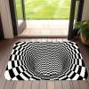 2025 Muti-Design 3D Hole Rug - Dog Gets Scared of 3D Carpet, Rug That Looks Like a Hole, Optical Illusion Rugs, Funny 3D Carpet to Prank, Test & Play with Your Dog or Cat (#10 40*60cm(15.75*23.62in)) view 1