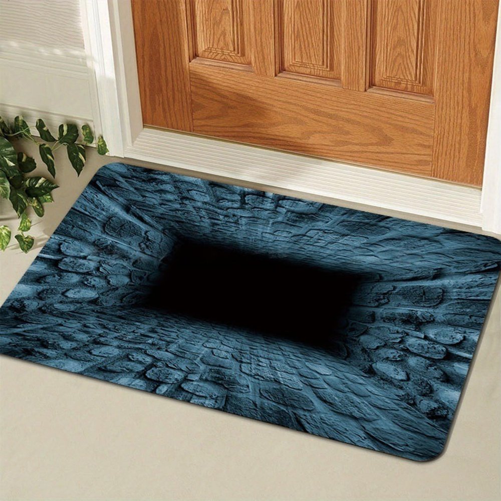 2025 Muti-Design 3D Hole Rug - Dog Gets Scared of 3D Carpet, Rug That Looks Like a Hole, Optical Illusion Rugs, Funny 3D Carpet to Prank, Test & Play with Your Dog or Cat (#2 50*80cm(19.68*31.49in))
