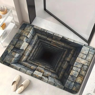 2025 Muti-Design 3D Hole Rug - Dog Gets Scared of 3D Carpet, Rug That Looks Like a Hole, Optical Illusion Rugs, Funny 3D Carpet to Prank, Test & Play with Your Dog or Cat (#9 60*90cm(23.62*35.43in))