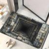 2025 Muti-Design 3D Hole Rug - Dog Gets Scared of 3D Carpet, Rug That Looks Like a Hole, Optical Illusion Rugs, Funny 3D Carpet to Prank, Test & Play with Your Dog or Cat (#9 60*90cm(23.62*35.43in)) view 1