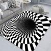 2025 Muti-Design 3D Hole Rug - Dog Gets Scared of 3D Carpet, Rug That Looks Like a Hole, Optical Illusion Rugs, Funny 3D Carpet to Prank, Test & Play with Your Dog or Cat (#11 60*90cm(23.62*35.43in)) view 1