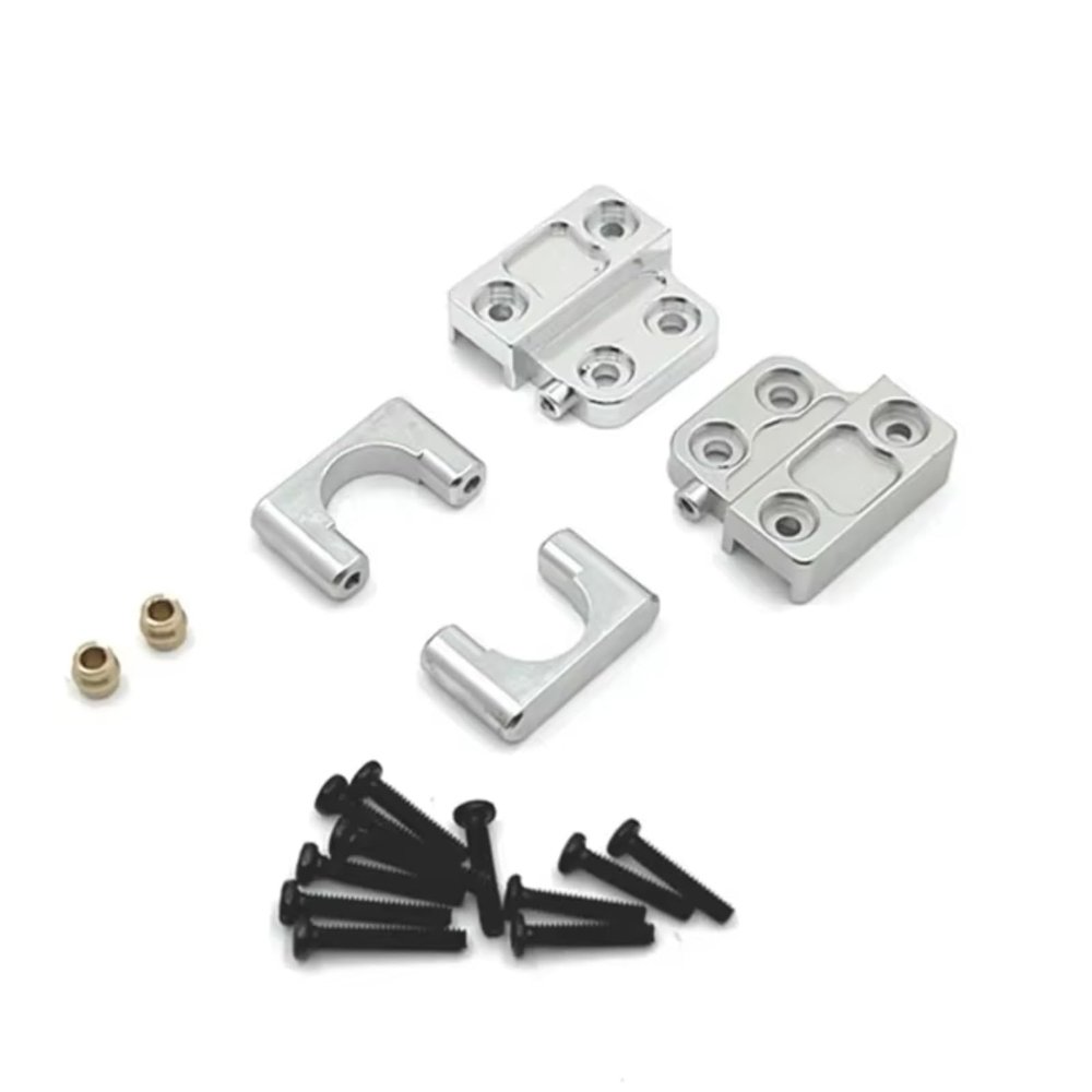 RC Car Upgrade Part For WLtoys 184011 A949 A959 A969 A979 K929 Metal Servo Mount Remote Control Car Upgrade Refit Replacements Accessories(Silver)