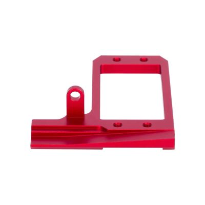 RC Models For Vanquish F10 For LCG 1/10 RC Crawler Portal Axle Low Center Of Gravity Chassis DIY Aluminum BTA Servo Mount And 4 Link Adapter(Red)