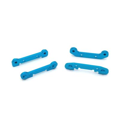 BOQEXSS RC Car Swing Arm for Wltoys 124018 124019 1/12 144001 144010 1/14 RC Car Accessories Parts 4pcs Upgrade Metal Reinforced for Swing Arm(Blue)