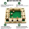 PWOCEAG Shut The Box Game, Shut The Box-Wooden Dice Board Game, 2-4 Player 4 Sided Family Table Math Games with 8 Dices for Adults & Kids, Improves Mathematical Skills for Classroom, Home, Party view 2