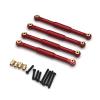 RC Models For FMS For FCX18 For LC80 1/18 RC Remote Control Car Metal Upgrade Accessory With 4 Lower Links Model(Red) view 2