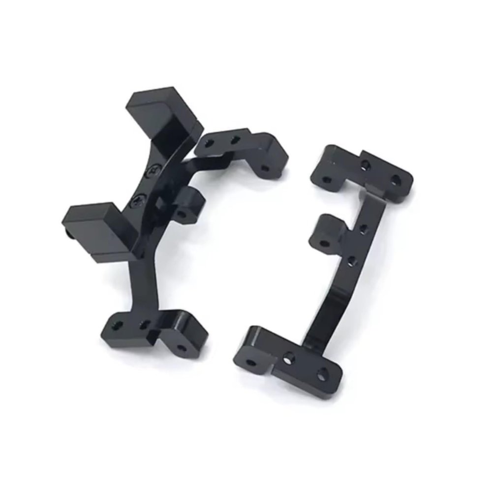 RC Models For MN D90 D91 D96 D99S 1/12 RC Car Truck Spare Parts Metal Pull Rod Base For Seat Axle Servo Bracket Mount Accessory(Black)