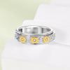 HOPEEZZ S925 Sterling Silver Moonstone Fidget Rings for Anxiety for Women Tree of Life Rings (sunflower, 9) view 4