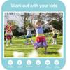 60cm Exercise Hoop for Kids Ages 3-7,Detachable and Adjustable Weight Children Exercise Hoop, Multicolor Plastic Sports Play Hoop view 3