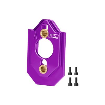 Aluminum 7075-T6 Alloy Adjustable Motor Mount for Arrma 1:16 Quake GROM/Gorgon GROM Brushed Monster Truck Upgrades - Purple