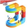 Upgrade Electric Train Set, 3D Infinity Track with Flexible Tracks for Kids, Cube Track Train- DIY Railroad Block Toys, STEM Gravity-Defying Motorized Trains Tracks for Boys Girls 3 4 5 6 7 8+ (32PCS) view 1