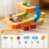 Upgrade Electric Train Set, 3D Infinity Track with Flexible Tracks for Kids, Cube Track Train- DIY Railroad Block Toys, STEM Gravity-Defying Motorized Trains Tracks for Boys Girls 3 4 5 6 7 8+ (32PCS) view 2