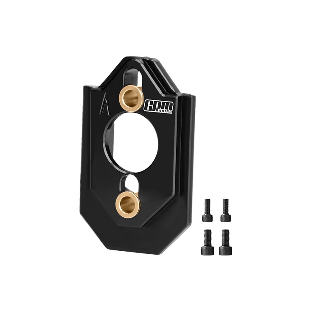 Aluminum 7075-T6 Alloy Adjustable Motor Mount for Arrma 1:16 Quake GROM/Gorgon GROM Brushed Monster Truck Upgrades - Black
