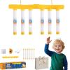 Reflex Game, Reflex Drop Sticks Challenge Game with Remote, 3-Speed Reflective Drop Stick Game, Falling Sticks Challenge, Hand Eye Coordination Game for Kids and Adults (Yellow-With lights, No Remote) view 1