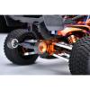 Aluminum 7075-T6 Alloy Wheelie Bar Wheel & Bearing for Traxxas Mini XRT VXL 3S / Mini Maxx Monster Truck Upgrades - Orange view 2