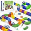 Electric Train Set for Kids,3D Racing Track Toy with Electric Train & Traffic Signs,STEM Learning Toys for Boys Girls Age 3 4 5 6 7 8 9 10 Years Old, Gift for Birthday Christmas (132PCS) view 1
