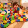 Electric Train Set for Kids,3D Racing Track Toy with Electric Train & Traffic Signs,STEM Learning Toys for Boys Girls Age 3 4 5 6 7 8 9 10 Years Old, Gift for Birthday Christmas (132PCS) view 3