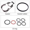 CashMuch Outdrive Drive Bell Mount Gasket Set for Mercruiser Alpha One Gen 1/Gen 2, 27-94996Q2 27-64818A3, Black Rubber O-Rings for R/MR Sterndrives 1983+ view 2