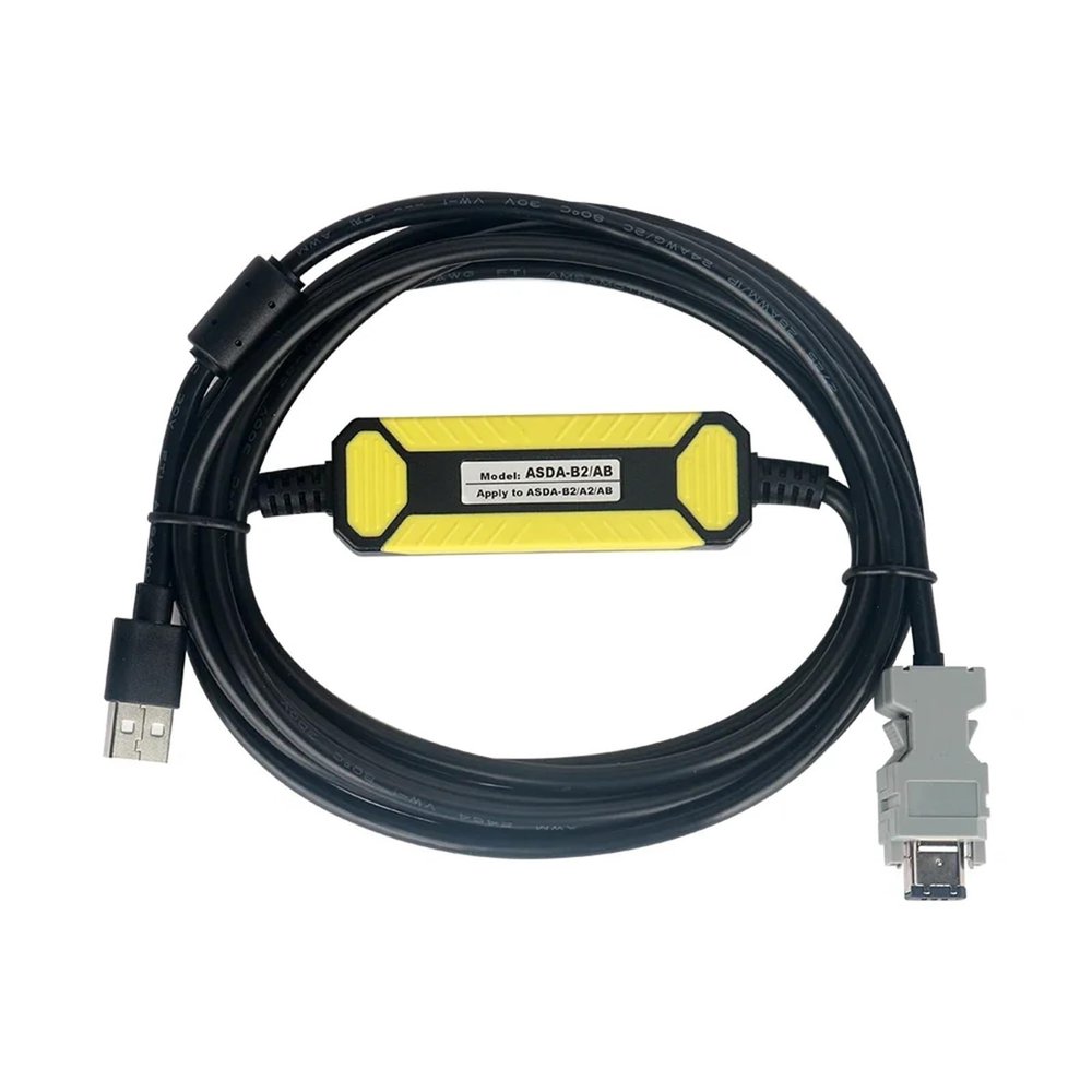 ASDA-B2 AB Suitable for A2 Servo Drive CN3 Connect PC Communication Programming Cable ASD-CNUS0A08 A3 B3 E3-E(ASDA-B2 AB Economic)