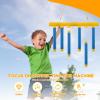 NNGXFC Reflex Game, Reflex Drop Sticks Challenge Game with Remote, 3-Speed Reflective Drop Stick Game, Falling Sticks Challenge, Hand Eye Coordination Game for Kids and Adults (Yellow, Remote) view 3