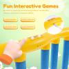 NNGXFC Reflex Game, Reflex Drop Sticks Challenge Game with Remote, 3-Speed Reflective Drop Stick Game, Falling Sticks Challenge, Hand Eye Coordination Game for Kids and Adults (Yellow, No Remote) view 2