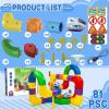 Electric Train Set,for 3-7 Years Old Toddler Boys and Girls Birthday,DIY Flexible Race Tracks Gravity Defying 3D Embedded Layouts & Motorized Car,STEM Learning Gift  (81PCS-2Car) view 2