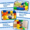 Electric Train Set,for 3-7 Years Old Toddler Boys and Girls Birthday,DIY Flexible Race Tracks Gravity Defying 3D Embedded Layouts & Motorized Car,STEM Learning Gift  (81PCS-2Car) view 4