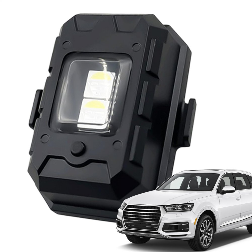 Cycling Strobe Lights Drone Strobe Light, 7 Color LED, Aircraft Flying Night Warning, Quick Flash Tail Light, Durable Portable Design, Easy Attachment | Night cycling rides, drone flying safety, cam