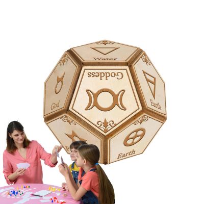12-Sided Dice Set - Polyhedral Decision Maker Game, Funny Choice and Chance Dice, Board Game Accessory, Travel-Friendly Entertainment, School and College Dorm Activity | for Road Trips Apartment