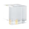 ChiweiJ 50mm Glass Cube Prism, Magic Photography Prism for Sun Catcher, High Accuracy Glass Cutting Surface with 1/4 Inch Threaded Hole, Physics Science Toy for Kids Office Desktop Decor view 4
