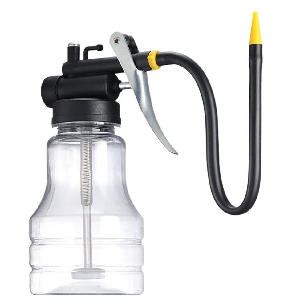 High Pressure Transparent Oiler - 212g Manual Thumb Pump, Precise Lubrication Applicator, 250ml Oil Bottle, durabless Oiling Tool | Professional Oilers Can For Cars Motorcycle Bicycles Machinery