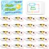 20 Sets STEM Electric Circuit Kit for Kids Age 8-12, Bulk Science Light Bulb Experiments Simple Basic Circuits, Class Projects 2nd 3rd 4th Grade Activities, Classroom Circuit Board Building Kits view 1