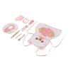Kids Chef Set Kitchen Toys Educational Safe Comfortable Lightweight Baking Cooking Role Play Costume Accessories for Toddlers Boys Girls Age 3 6 Plastic Beech Wooden Material view 3