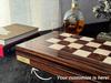 20" inch Complete Backgammon Chess Set for Adults Weighted Pieces Handmade Game Sets/Gift for Dad, Husband, Anniversary, Birthday view 2