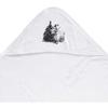 Azeeda 'Christmas Highland Cow ' Baby Hooded Towel (HT00039447) view 1