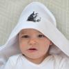 Azeeda 'Christmas Highland Cow ' Baby Hooded Towel (HT00039447) view 2