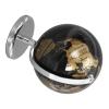 ERINGOGO Black Gold English Tellurion Globe Desktop Decor for Office Home Study Abs Metal Craft with Stable Base Educational World Map Ornament for Tabletop and Office Desk Display view 1