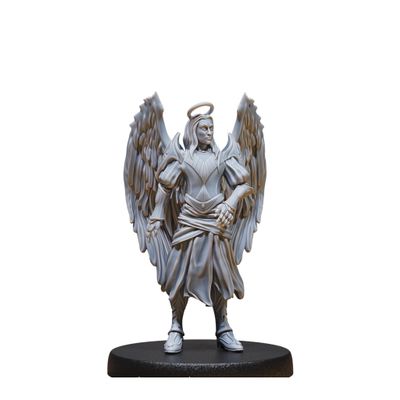 Unpainted DND Angel Male Miniature Figurine, Tabletop Gaming Collectible, Fantasy World, Ideal Gift for Dungeon Masters and Collectors Alike - Designed by Epic Miniatures