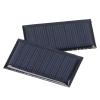10pcs Small Solar Cell, DIY Solar Panel Module Kit, Weather Mini Solar Cells for Science Projects Toy Light, 0.15W 5V Charging System with No Power Storage Function view 2