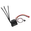 120A ESC Electronic Speed Controller, Brushless Waterproof ESC for 1/8 1/10 RC Car, High Performance 120A Brushless ESC with Cooling Fan, Programmable ESC for RC with view 2
