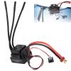 120A ESC Electronic Speed Controller, Brushless Waterproof ESC for 1/8 1/10 RC Car, High Performance 120A Brushless ESC with Cooling Fan, Programmable ESC for RC with view 3