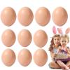 20 Plastic Easter Eggs - Fun Fake Egg Toys That Can Be Drawn, Realistic Easter Egg Painting Templates, Creative Artificial Eggs for Kids view 4