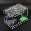 Acrylic Cricket Keeper Pen with Tubes High Transparency Cockroach Care Kit Reptile Tank Box for Feeding and Observation of Breeding (S) view 3