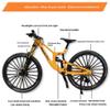 Miniature Die-Cast Mountain Bike Model, 1:10 Scale Finger Toy, 20cm x 12cm, Decorative Ornament for Cycling Enthusiasts (gray-29) view 2