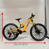 Miniature Die-Cast Mountain Bike Model, 1:10 Scale Finger Toy, 20cm x 12cm, Decorative Ornament for Cycling Enthusiasts (gray-29) view 3