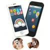 SciFiKids Toy Phone for Kids 2 Pack, Rechargeable Two-Way Voice Walkie Talkie Phones, One-Button Talk, Clear Sound, Screen-Free Pretend Toys with Fun Stickers for Boys Girls Indoor Outdoor Play view 1