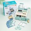 Montessori Wooden Cash Register Toy, Pretend Supermarket Play Set (Ages 3+) view 1